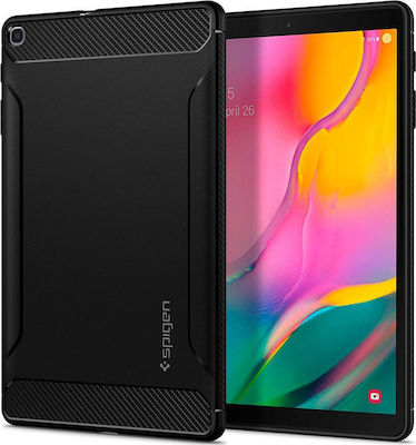 Spigen Rugged Armor Back Cover Silicone Durable Black (Galaxy Tab A 10.1 2019) 623CS26448