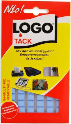 Logo Glue Stickers Tack Blue 84 Pads 66ΗΤ705Ε