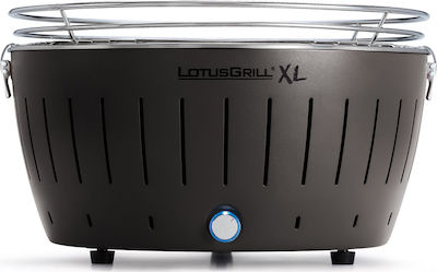 LotusGrill Ανοξείδωτη Φορητή Charcoal Grill Ανθρακί 40.5cm