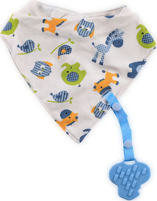 Lorelli Blue Birds Bandana Fabric with Hoop & Loop Fastener Blue Birds