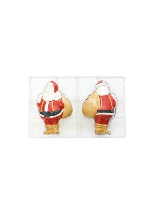 Decora Christmas Sweets Pan/Mold Plastic Red L15xW9.9cm.