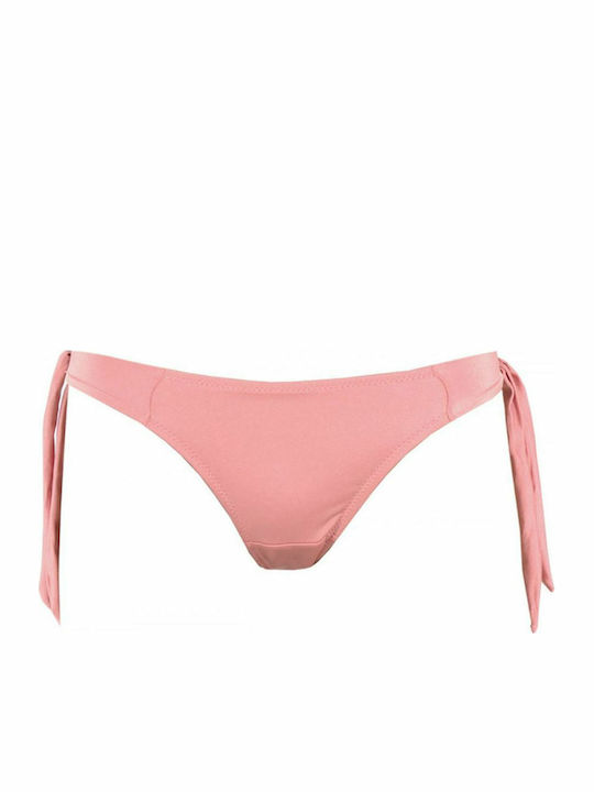 Rock Club BP-1323 Bikini Brasilien mit Schnürchen Rosa BP1323.neon-pink