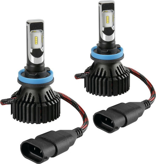 Lampa Lamps Car & Motorcycle Halo Led Serie 6 Standard H11 / H16 / H8 / H9 LED 6500K Cold White 9-32V 60W 2pcs