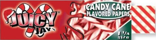 Juicy Jays Candy Cane Süßigkeiten Zigarettenpapier 1+1/4 32 Blätter 1Stück