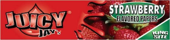 Juicy Jays Strawberry Zigarettenpapier King Size 32 Blätter 1Stück