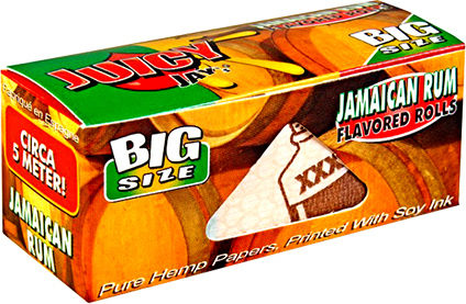 Juicy Jays Jamaican Rum Ρολό Στριφτού Τσιγάρου Αρωματικό με Τζιβάνες 5m 1τμχ