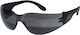 Ergo Milos Safety Glasses for Protection with Black Lenses Tinted 1pcs