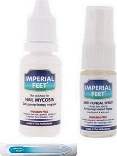 Imperial Feet Gel για Μύκητες Νυχιών Set Nail Mycosis Gel 20ml & Anti-fungal Spray 10ml