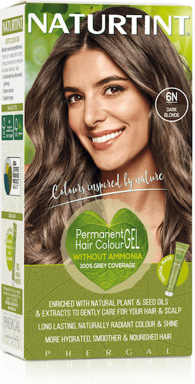 Naturtint Vopsea Permanentă Pentru Păr Fără Amoniac 6N Blond Închis 165ml