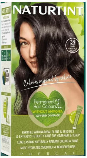 Naturtint Перманентна Боя За Коса Без Амоняк 3N Тъмно Кафяв 165мл