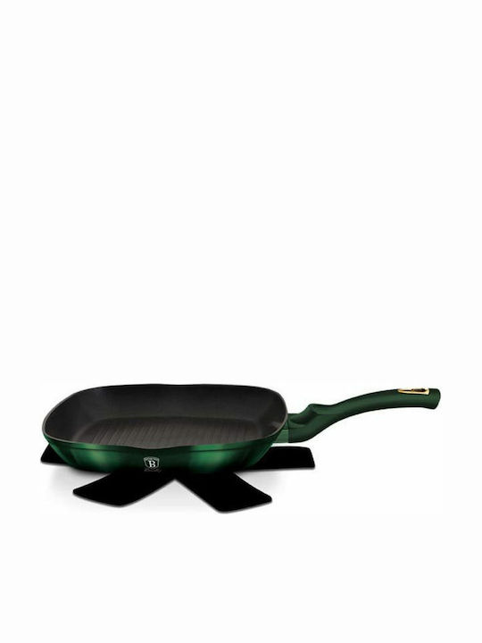 Berlinger Haus Emerald Collection Grill made of Aluminum with Stone Coating 28cm