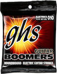 GHS Strings Complete Set Nickel Plated Steel String for Electric Guitar Boomers 6-String Light 10-46