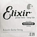 Elixir Single Bronze String for Acoustic Guitar 15139