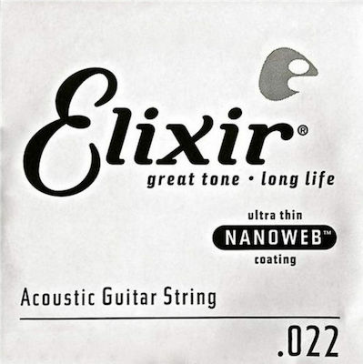 Elixir Single String for Acoustic Guitar Nanoweb