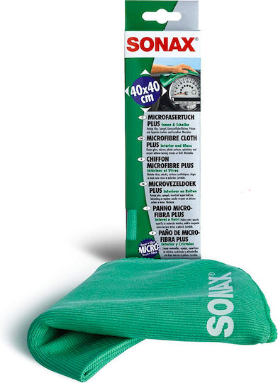 Sonax Lavetă Microfibră de curățenie pentru Windows Auto Verde 40x40cm