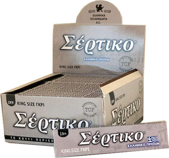 Sertiko King Size Zigarettenpapiere King Size 33 Blätter 50Stück