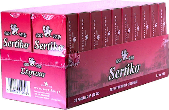 Sertiko Filtertips Einfach 5.7mm 120x20Stk