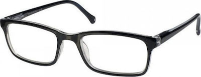 Eyelead E151 Men's Reading Glasses +1.25 Black E151 Ε 151