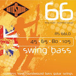 Rotosound Set of Stainless Steel Strings for Bass Swing Bass 66 Standard 45 - 105"