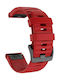 Sport Armband Silikon Rot (Fenix 5/5 Plus)