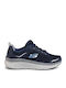 Skechers Relaxed Fit D'Lux Walker Pensive Bărbați Sneakers Albastru marin