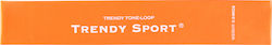 Trendy Sport Гума за фитнес Мини лента Много мека Оранжева 0.3м Trendy Sport Гума за фитнес Мини лента Много мека Оранжева 0.3м