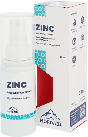 Nordaid Zinc Acetat Potrivit pentru Copii 30ml