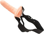 Pipedream Fetish Fantasy Series For Him or Her Harnașament cu Dildo 15cm în culoarea Bej