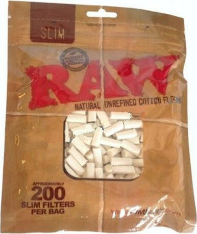 Raw Filtertips Einfach 6mm 200x1Stk