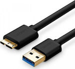 Ugreen Regular USB 3.0 to micro USB Cable Μαύρο 2m (10843)