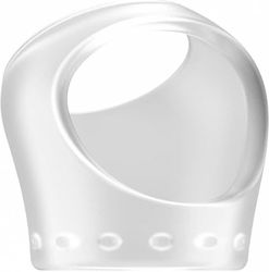 Shots Sono No.45 Cockring Ball Strap 3cm Translucent