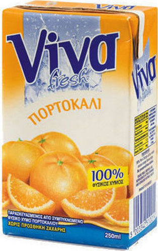Viva Сок Портокал Без захар 250мл 1бр