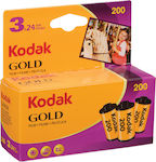 Kodak Цветен негатив Gold 200 35mm Роло Филм 35mm (72 Експозиции)