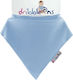 Dribble Ons Bandana material textil cu buton Albastră