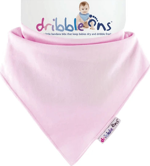 Dribble Ons Bandana material textil cu buton Roz