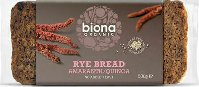 Biona Bread Rye με Σπόρους Αμάρανθου και Κινόα σε Φέτες 500gr