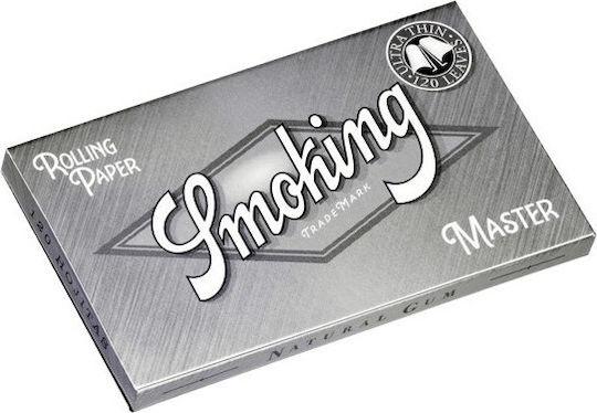 Smoking Master Silver Foițe de Țigări Rulate Dublu 120 foi 1buc