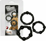 You2Toys Get Hard Cockrings Set Black 3pcs