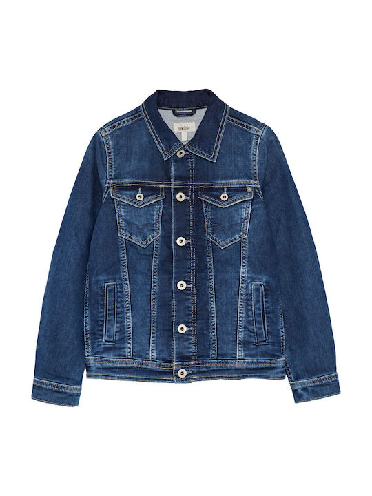 Legendäres Kinder Denim Jacke Kurze Blaue