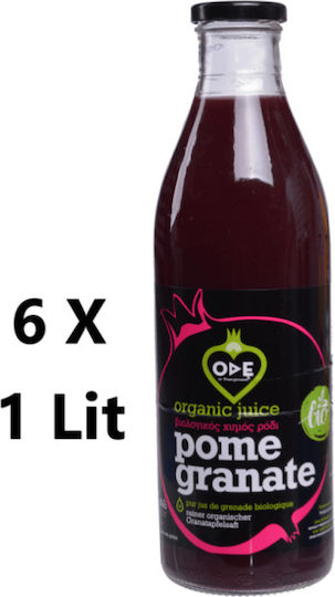 Odi sto Rodi Fructopot organic Suc organic Rodii de rodie Fără zahăr 1000ml 6buc 2588-1