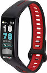 Sector EX-11 Activity Tracker with Heart Rate Monitor Black/Red