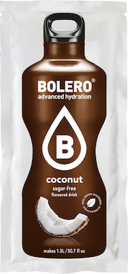 Bolero Χυμός σε Σκόνη 1.5L σε Νερό Καρύδα Χωρίς Ζάχαρη 9gr