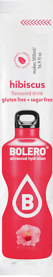 Bolero Juice Powder 500ml in Water Hibiscus Sugar Free 9gr 12pcs I001746