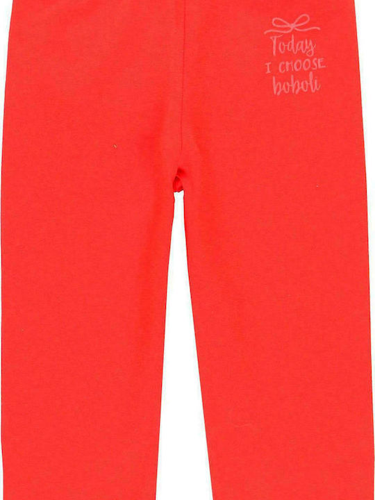 Boboli Kids Legging Capri Orange