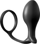 Pipedream Anal Fantasy Collection Ass-Gasm Cock Ring Advanced Plug 10cm Black