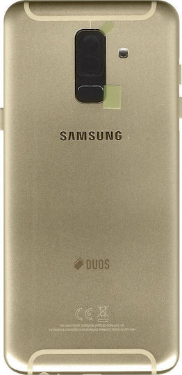 Samsung Replacement Back Cover Gold for Galaxy A6+ 2018