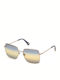 Web Women's Sunglasses with Gold Metal Frame and Multicolour Gradient Mirror Lens WE0259 34W