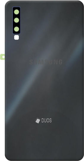 Samsung Batterieabdeckung Schwarz für Galaxy A7 2018