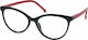 Eyelead Ε200 Women's Reading Glasses +2.25 in Black color Ε 200 E 200