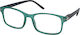 Eyelead E203 Men's Reading Glasses +1.50 in Green color E 203